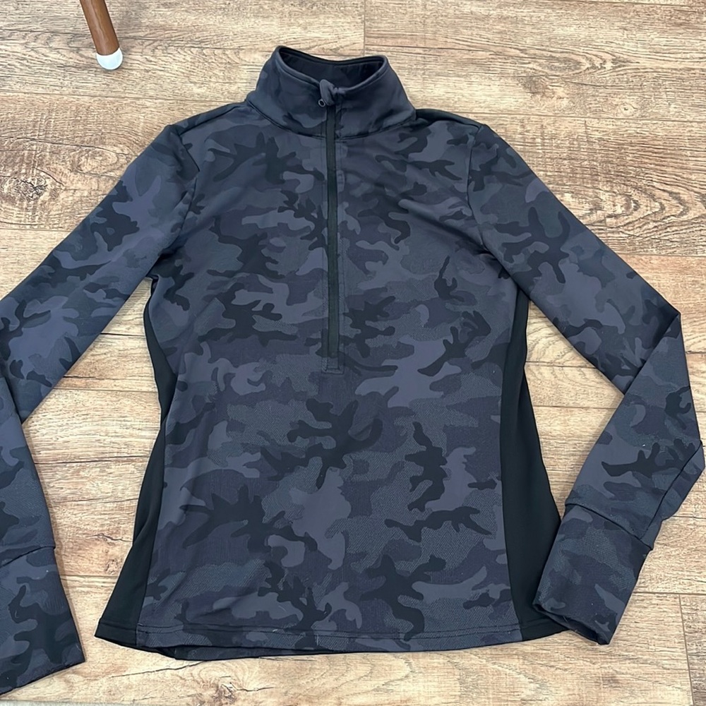 Ptula camo half zip